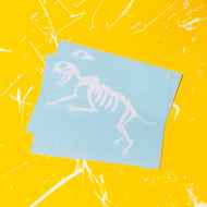 *TEAM DREAM* boney die cuts (white)