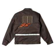 *JEFFREY SINCICH×BLUE LUG* window grate reflective jacket (brown)
