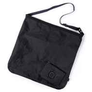*FAIRWEATHER* packable sacoche (ecopak black)