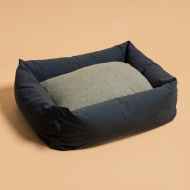 *BLUE LUG* dog bed (navy/gray)