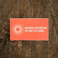 *MARIN MUSEUM* museum logo sticker