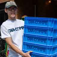 *DIA-COMPE* factory container (blue)