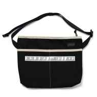 *BLUE LUG* stroll sacoche (black/natural/reflector)