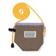 *BLUE LUG* can cooler pouch (beige/light purple)