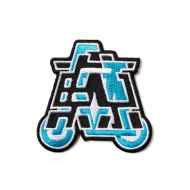 *BLUE LUG* tokyo logo patch (blue)