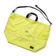 *BLUE LUG* 137 tote bag (x-grid/lime)
