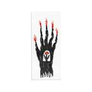 *GHOOOST* transfer sticker (fire hand)
