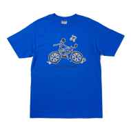 *BONESHAKER MTB* big foot t-shirt (blue)