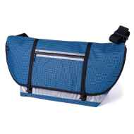 *BLUE LUG* the messenger bag (custom/grid rip/blue)