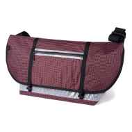 *BLUE LUG* the messenger bag (custom/grid rip/burgundy)
