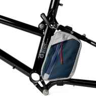 *FAIRWEATHER* seat stay bag for bike friday (cordura/navy/gray)