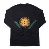 *BLUE LUG* noise long sleeve t-shirt (black)