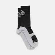 *PORTAL* pattern active sock (black beauty)