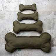 *BLUE LUG* bone toy (olive)