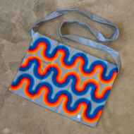 *MASH* musette bag (waves)