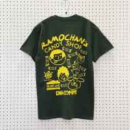 *DIA-COMPE×BLUE LUG* candy shop t-shirt (forest green)