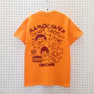 *DIA-COMPE×BLUE LUG* candy shop t-shirt (safety orange)