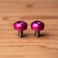 *BLUE LUG* bumpy crank cap set (pink)
