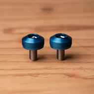 *BLUE LUG* bumpy crank cap set (blue)
