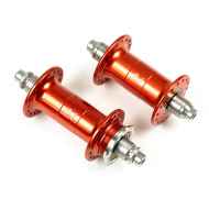 PHILWOOD* narrow flange hub front (green/28h) - BLUE LUG