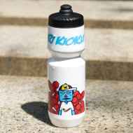 *BLUE LUG* rokkaku boy water bottle (white)