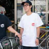 *BLUE LUG* house pocket t-shirt (white)