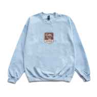 *BONESHAKER MTB×BLUE LUG* gearhead sweat (baby blue)