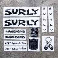 *SURLY* karate monkey new frame decal set (black)