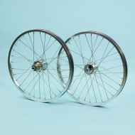 *CRUST BIKES* dynamo&disc brake 20" wheelset (polish)