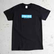 *BLUE LUG* japanese box logo t-shirt (black)