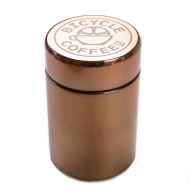 *BICYCLE COFFEE* coffee canister (copper)