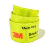 *BL SELECT* 3M reflector ankle band (yellow/red logo)