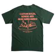 BLUE LUG* KAGOSHIMA shop t-shirt (forest green) - BLUE LUG