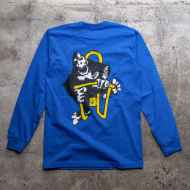 *KING CAGE* long sleeve t-shirt (blue)