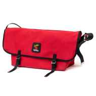 DE MARTINI* 3602 messenger bag (canvas black/orange) - BLUE