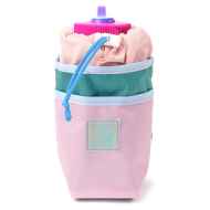 *BLUE LUG* stem pouch (x-pac green/pink)