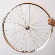 VELOCITY×PHILWOOD* quill track wheel front (polish) - BLUE