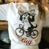 *BLUE LUG* LUG dog t-shirt (white)