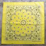*BL SELECT* bandana (paisley/yellow)