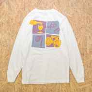 *BLUE LUG* life long sleeve t-shirt (white)