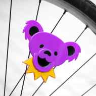 *BL SELECT* dead bear spoke reflector (purple)