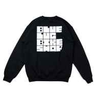 *BLUE LUG* block crewneck sweatshirt (black)
