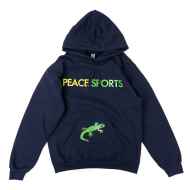 *PEACE SPORTS×BLUE LUG* lizard hoodie (navy)
