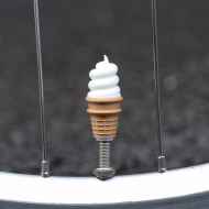 *MUGSHOT NYC* ice cream cone valve cap (vanilla)
