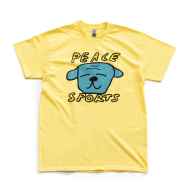 *PEACE SPORTS* ramo the dog t-shirt (corn yellow)