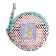 *BLUE LUG* coin pouch (mesh pink)