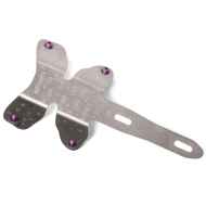 *BOTCHED BIKES* stainless dragonfly (purple bolt)