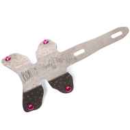 *BOTCHED BIKES* titanium dragonfly (pink bolt)