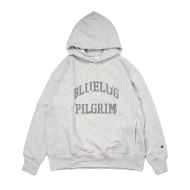 CHAMPION* PILGRIM×BLUE LUG reverse weave hoodie (charcoal