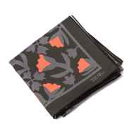 *RON'S BIKES* laron's tulips and holly bandana (black lava doom)